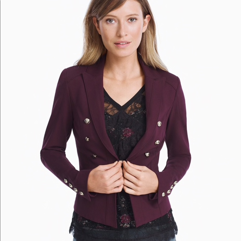 WHBM woman’s petite size 6 pointe blazer jacket